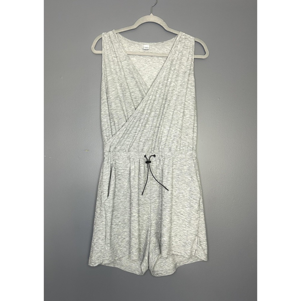 Old Navy Breathe On Romper Womens Large Petite Sleeveless Drawstring Pockets